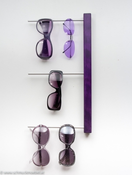 Sonnenbrille 3er violett