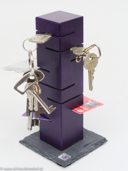 Schlüssel-Turm violett